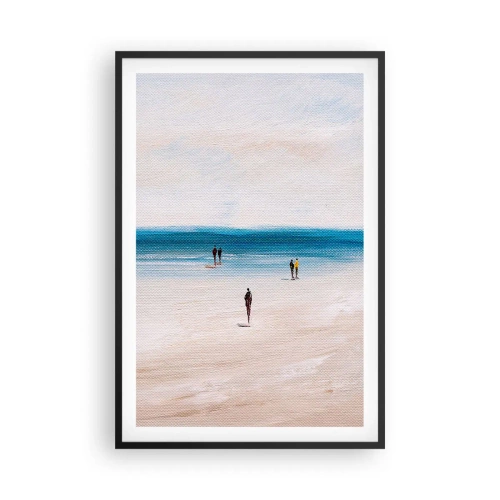 Pôster com moldura preta - Uma necessidade natural - 61x91 cm