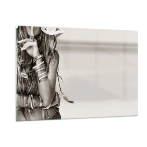 Quadro em vidro - Como uma menina - 120x80 cm