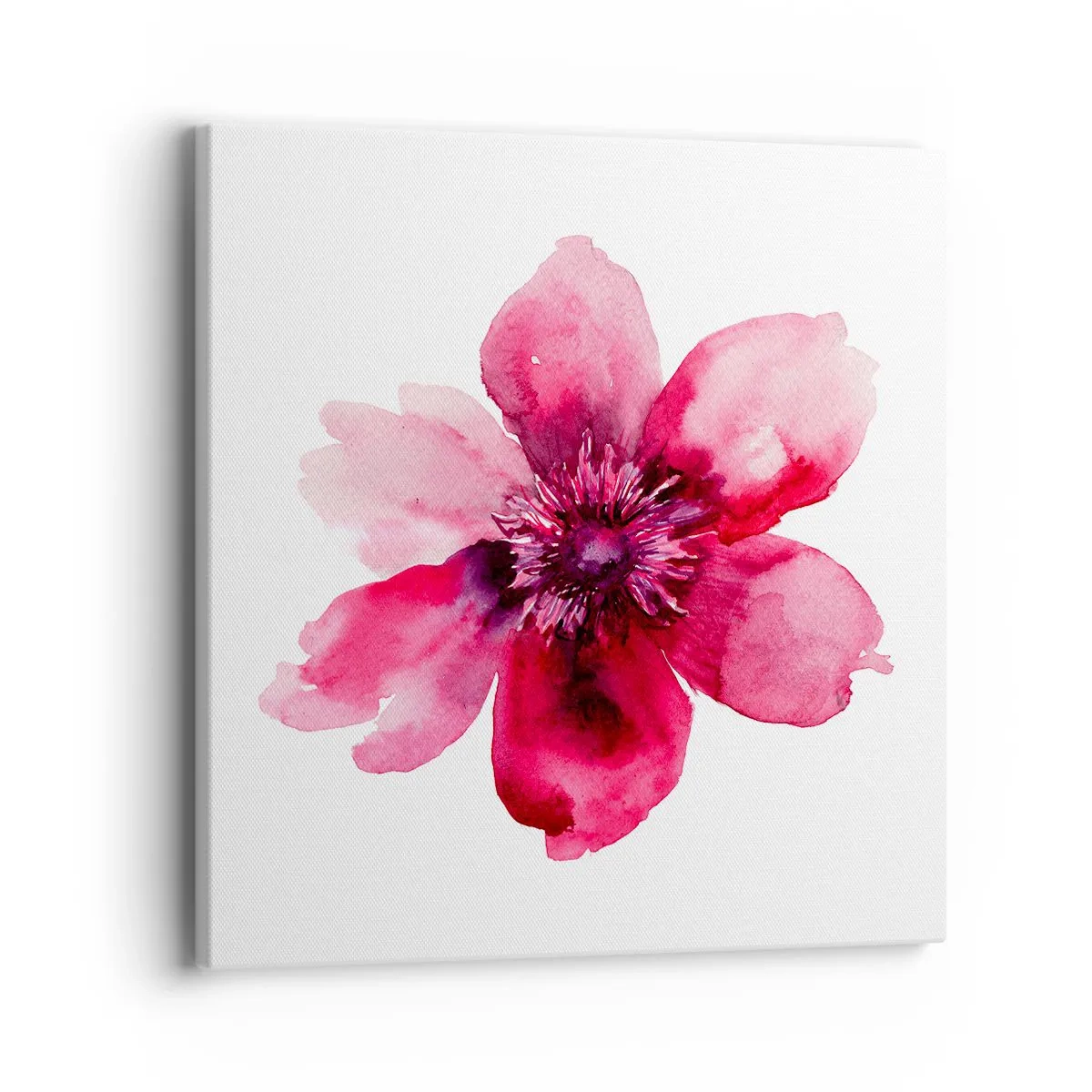 Quadro em tela - Beijo carmim perfumado - 40x40 cm