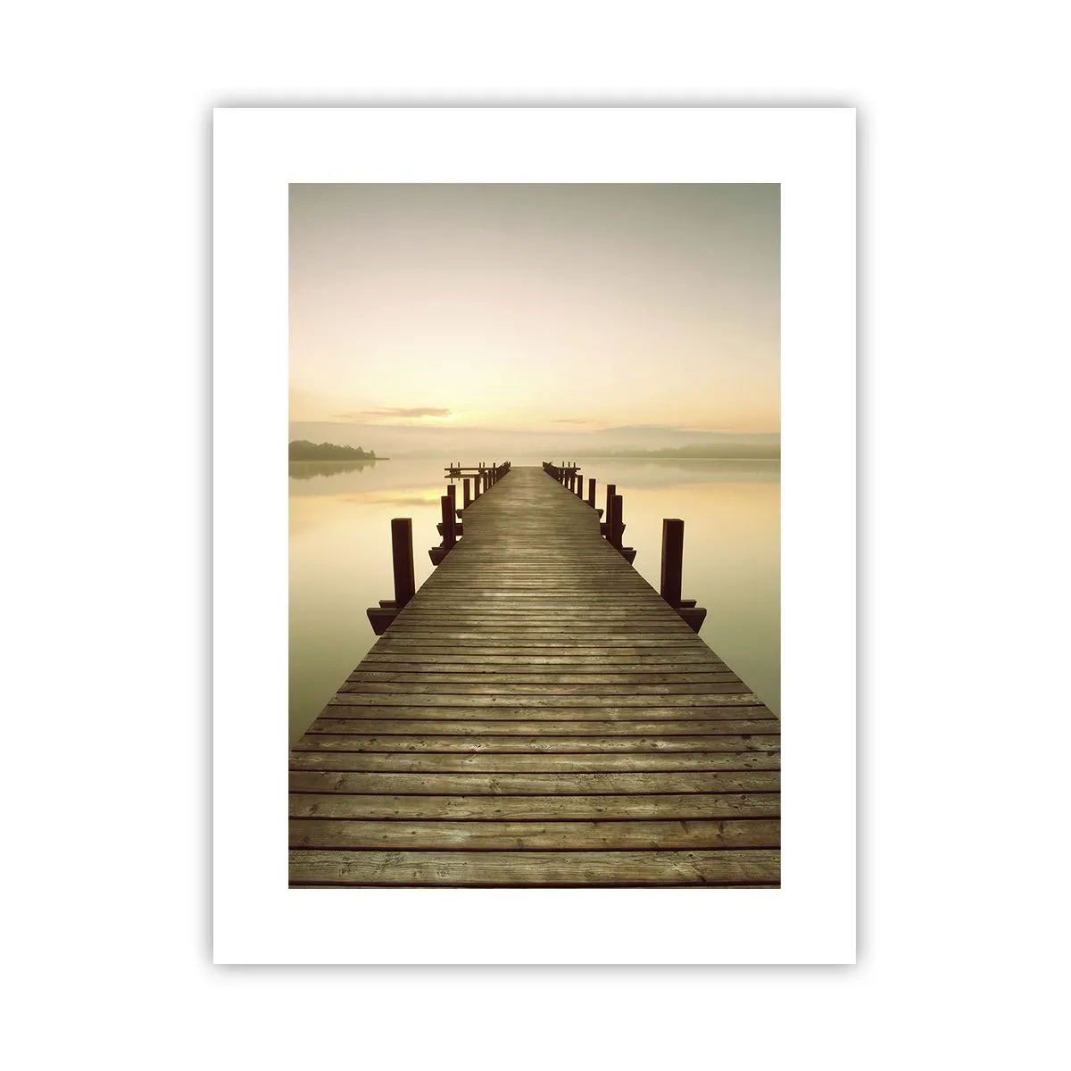 Pôster - Antes do amanhecer, nascer do sol, luz - 30x40 cm