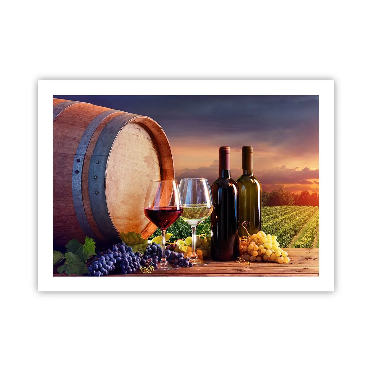 Pôster - Aqui a vida tem um sabor - 70x50 cm