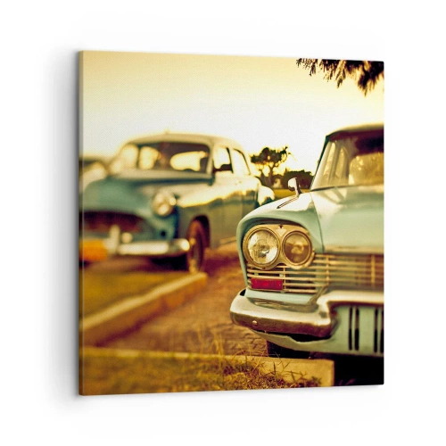 Quadro em tela - Vamos esperar para ver - 50x50 cm