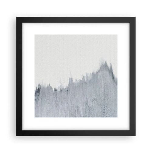 Pôster com moldura preta - Um registo misterioso - 30x30 cm