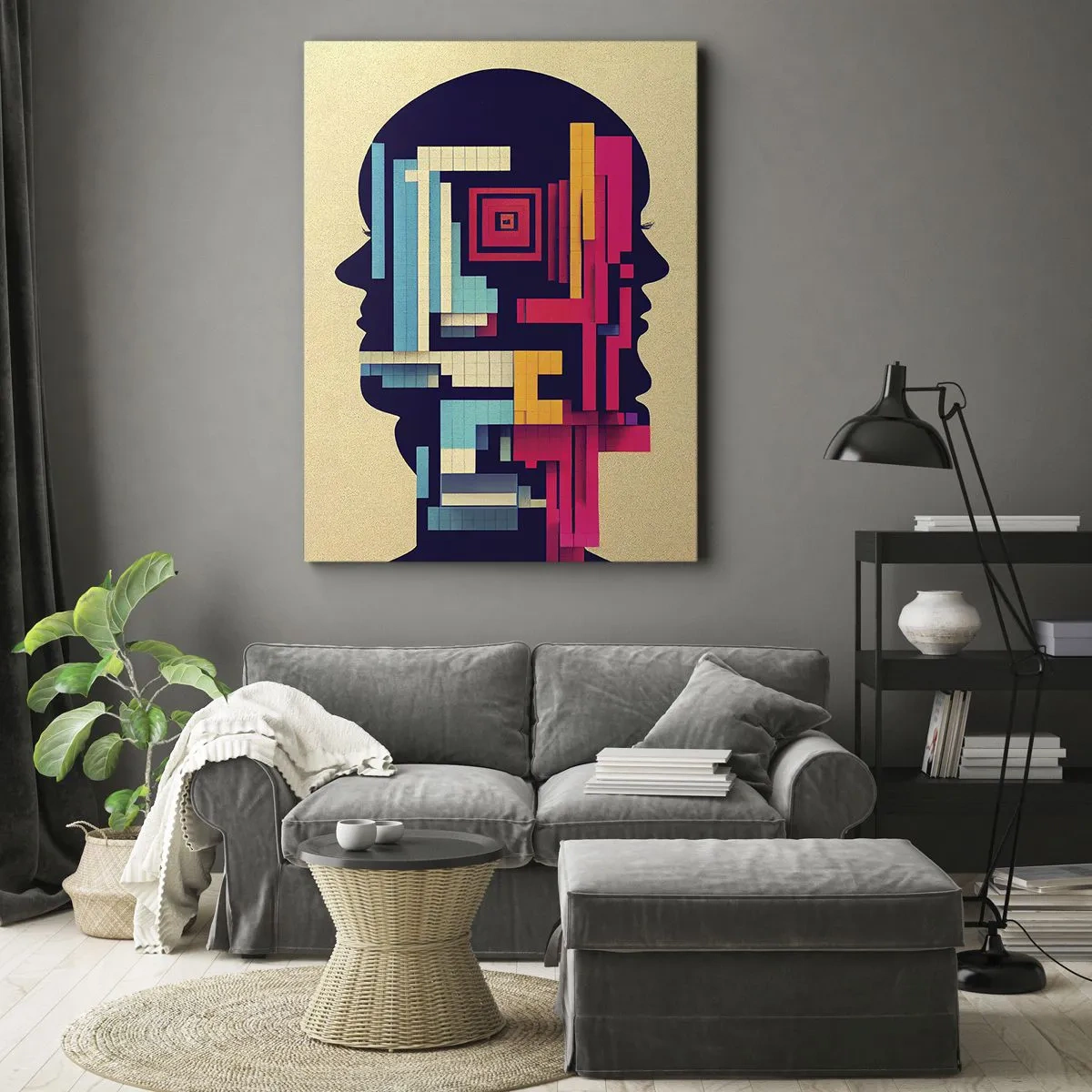 Quadro em tela - Novos títulos - 55x100 cm