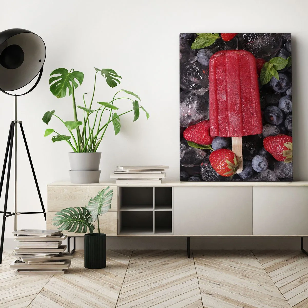 Quadro em tela - O sabor de um verão quente - 45x80 cm