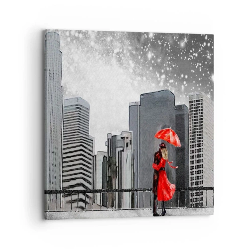 Quadro em tela - O homem não é pedra - 70x70 cm