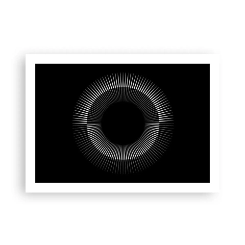 Pôster - Sol preto - 70x50 cm