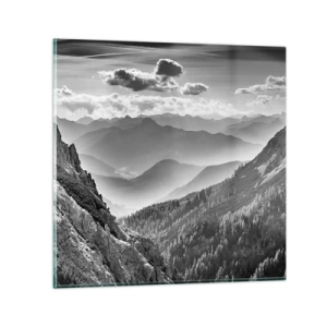 Quadro em vidro - Até ao horizonte - 70x70 cm