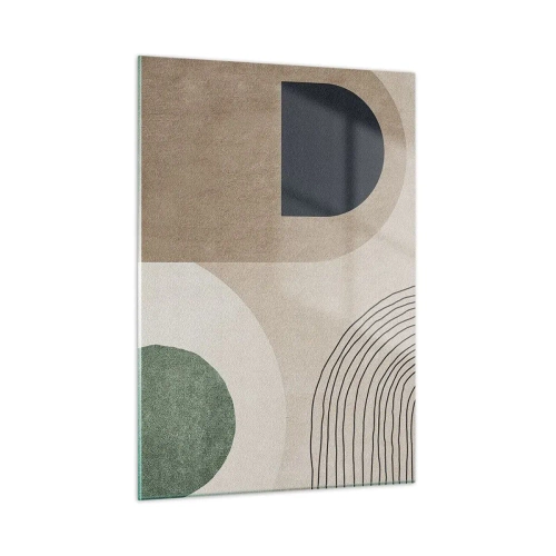 Quadro em vidro - A gentileza do oval - 50x70 cm