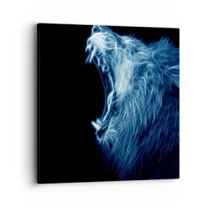 Quadro em tela - A ira feroz do rei - 40x40 cm