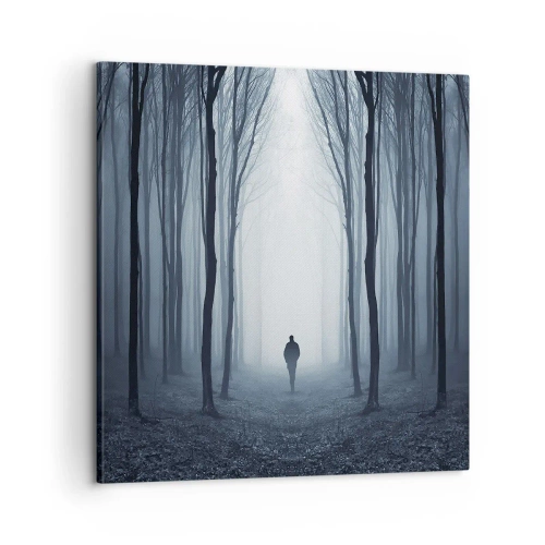 Quadro em tela - Tudo simples e claro - 60x60 cm