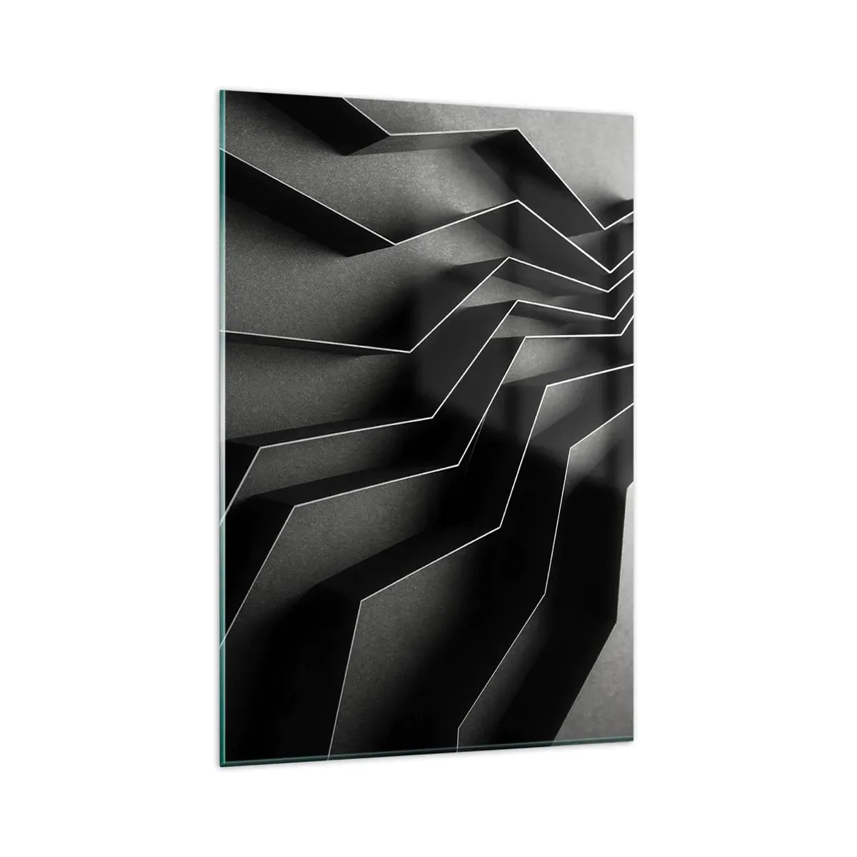 Quadro em vidro - Ordem espacial - 80x120 cm