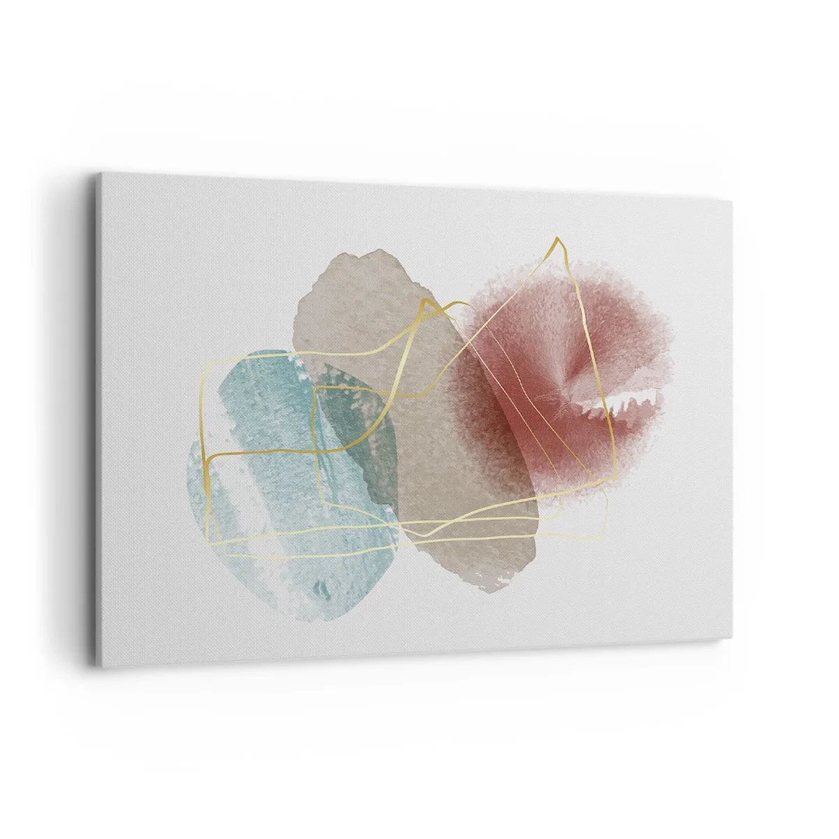 Quadro em tela - Corais espaciais - 100x70 cm