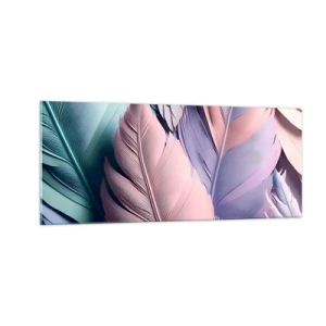 Quadro em vidro - Pássaro chique - 100x40 cm