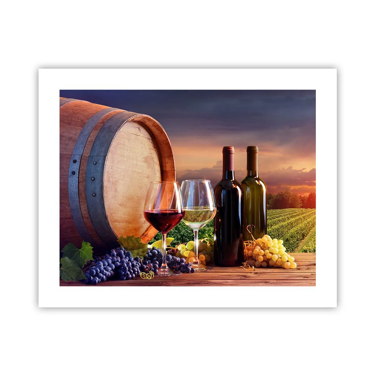 Pôster - Aqui a vida tem um sabor - 50x40 cm