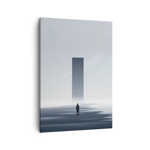 Quadro em tela - Oportunidade ou ameaça? - 50x70 cm