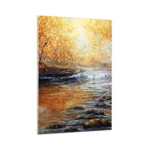 Quadro em vidro - Riacho Dourado - 50x70 cm