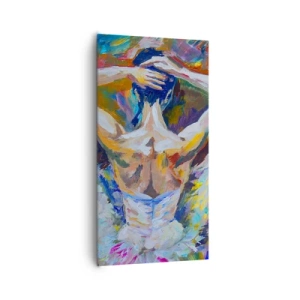 Quadro em tela - Pode ser qualquer coisa - 65x120 cm