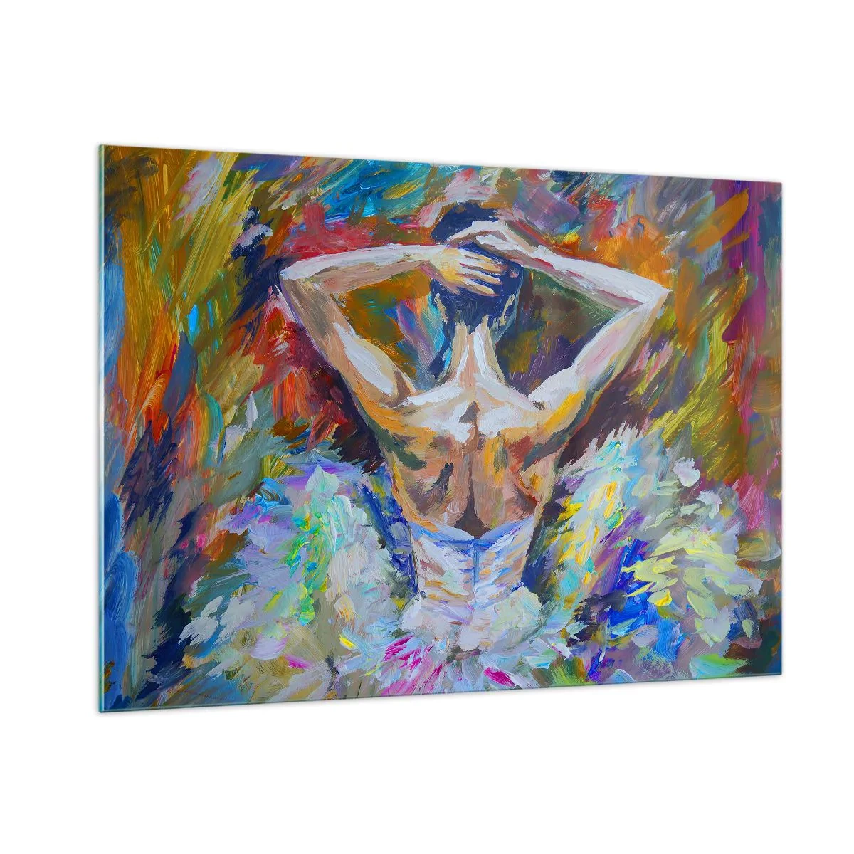 Quadro em vidro - Pode ser qualquer coisa - 100x70 cm