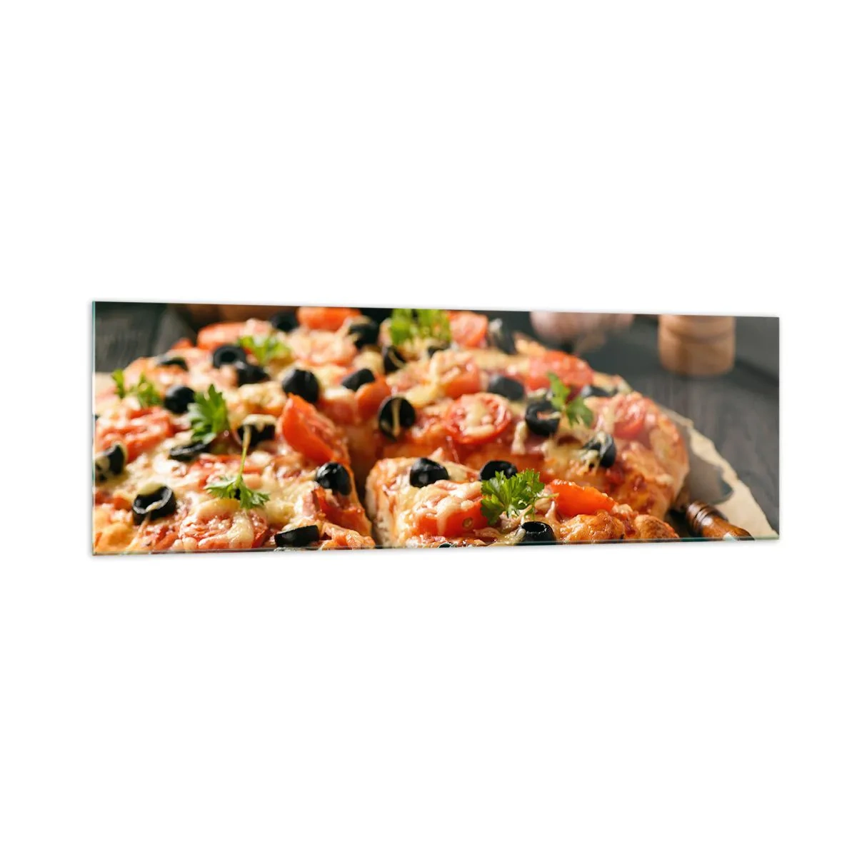 Quadro em vidro - Direto do forno - 160x50 cm