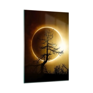 Quadro em vidro - Eclipse total - 80x120 cm