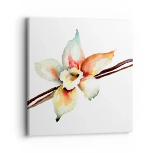 Quadro em tela - Doçura derramada com tinta - 40x40 cm