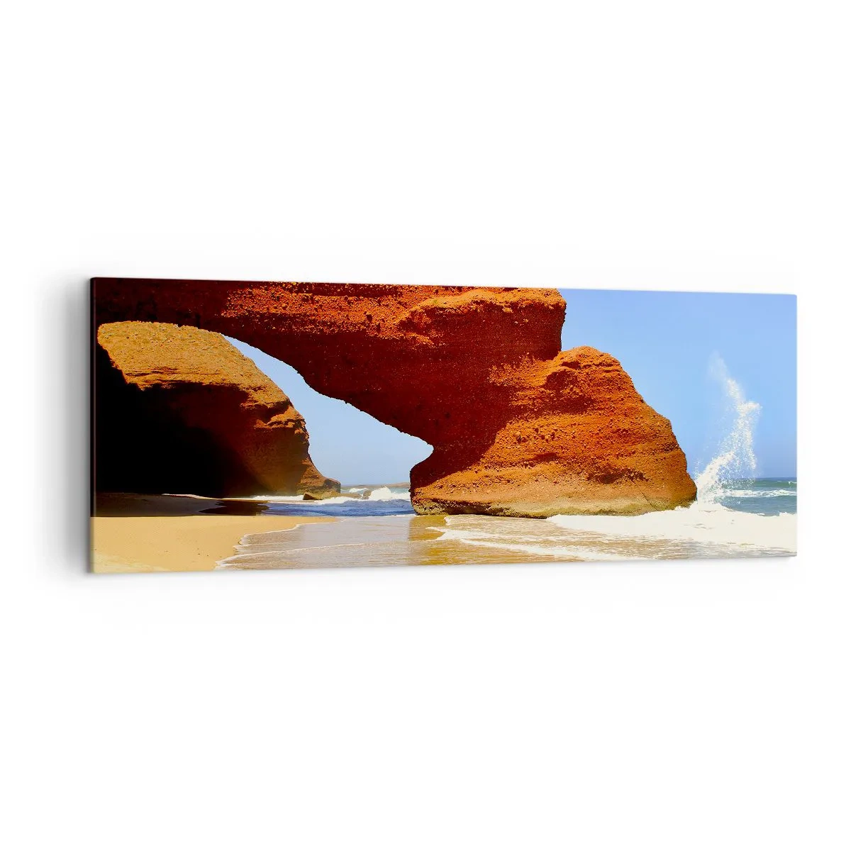 Quadro em tela - Água e vento por milhares de anos - 140x50 cm