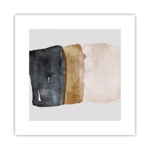Pôster - Composição das cores da terra - 30x30 cm