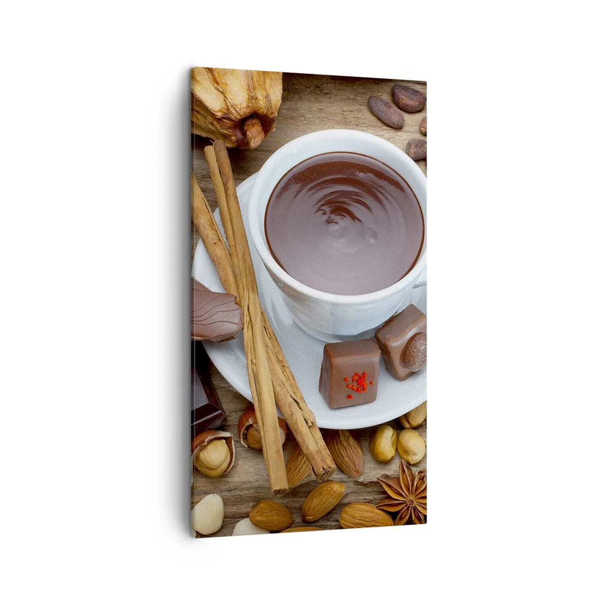 Quadro em tela - Da fábrica de chocolate de conto de fadas - 45x80 cm