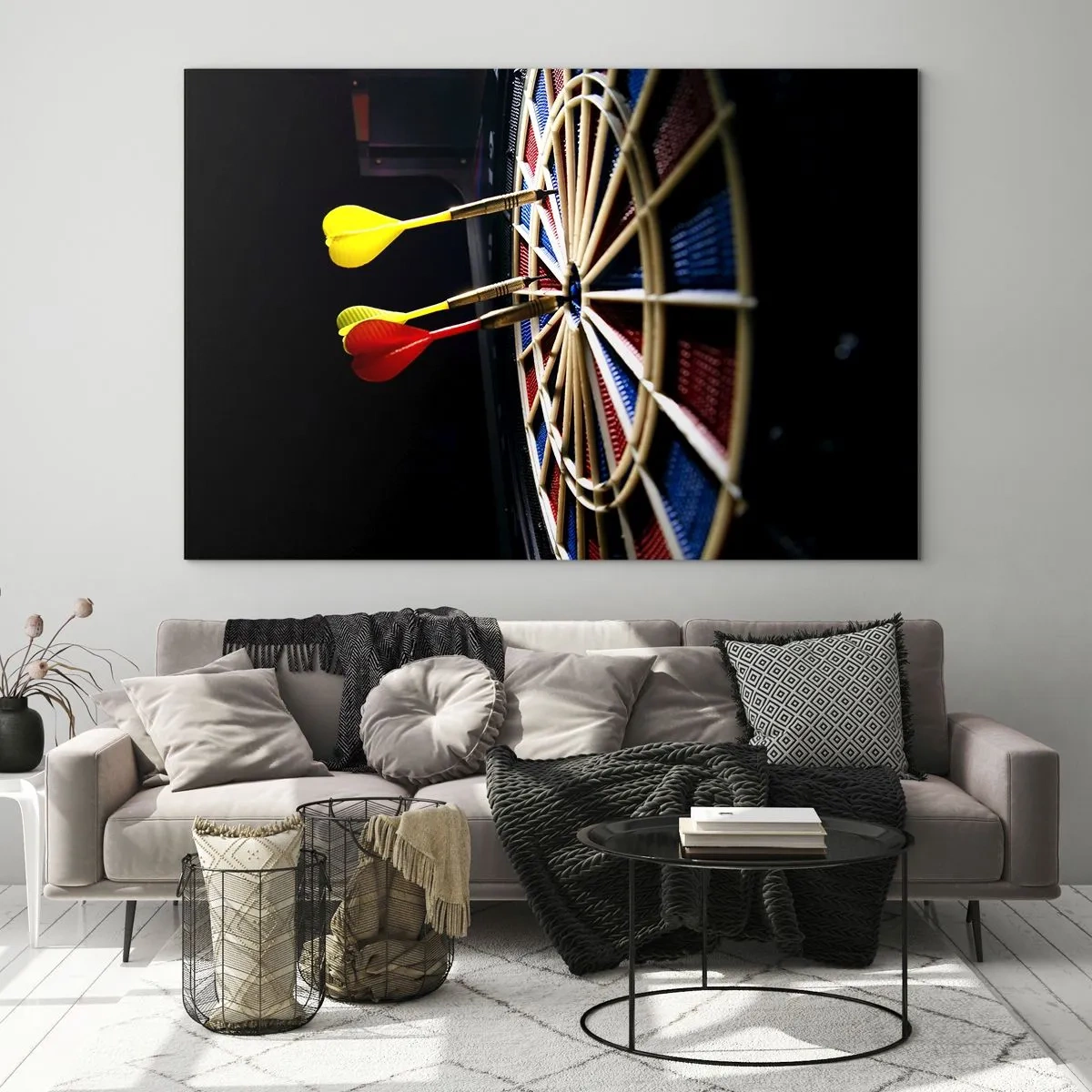 Quadro em vidro - Direto ao ponto - 100x70 cm