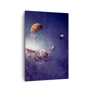 Quadro em tela - Sistema da dança solar  - 70x100 cm