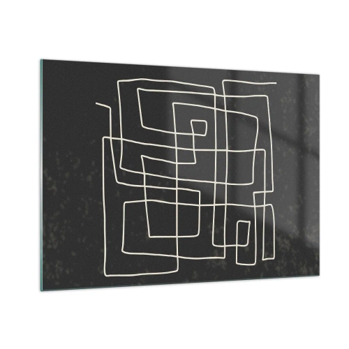 Quadro em vidro - Não é tão simples - 100x70 cm