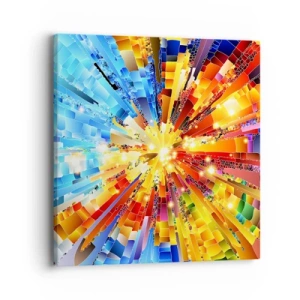 Quadro em tela - In medias res - 40x40 cm