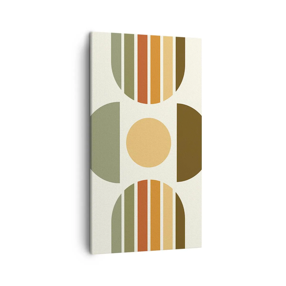 Quadro em tela - Em tons terrosos - 45x80 cm