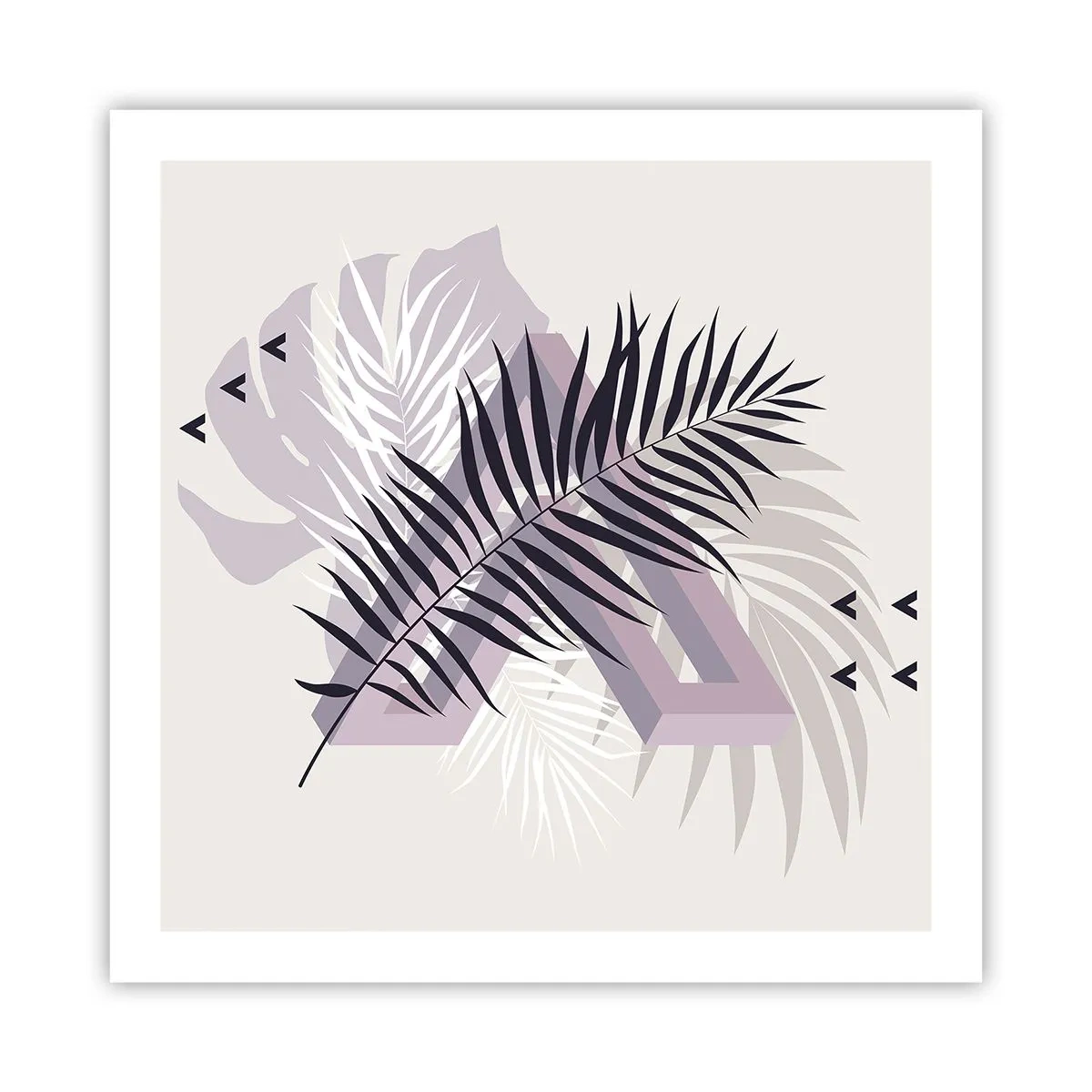 Pôster - A sombra de uma sombra - 60x60 cm