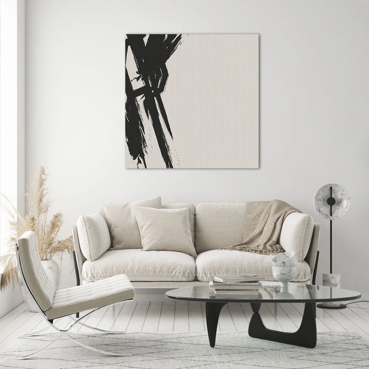 Quadro em vidro - Corrida imparável - 30x30 cm