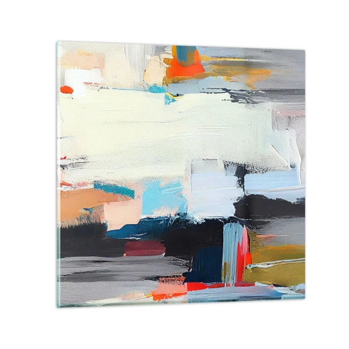 Quadro em vidro - Há um método? - 30x30 cm