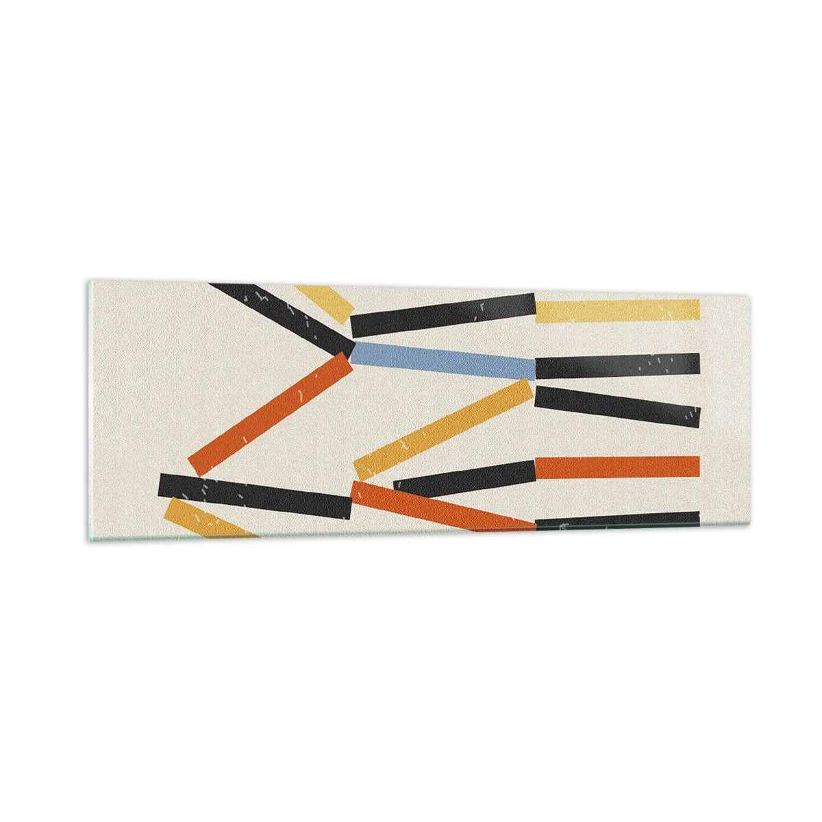 Quadro em vidro - Composição ao nível - 90x30 cm