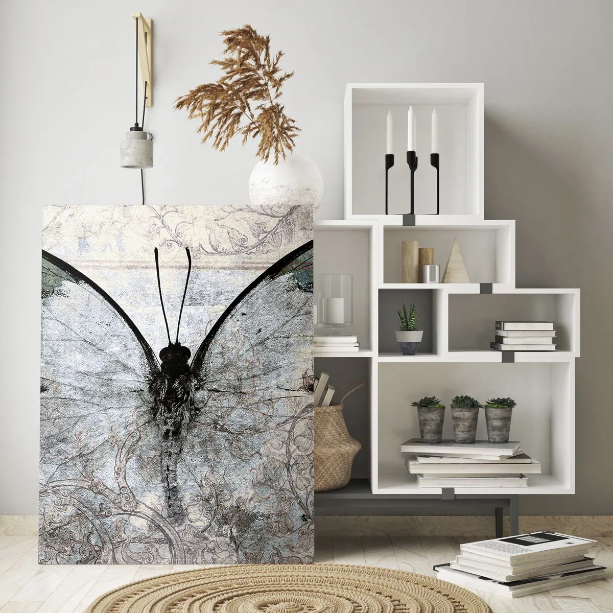 Quadro em vidro - Estilo Art Nouveau - 80x120 cm