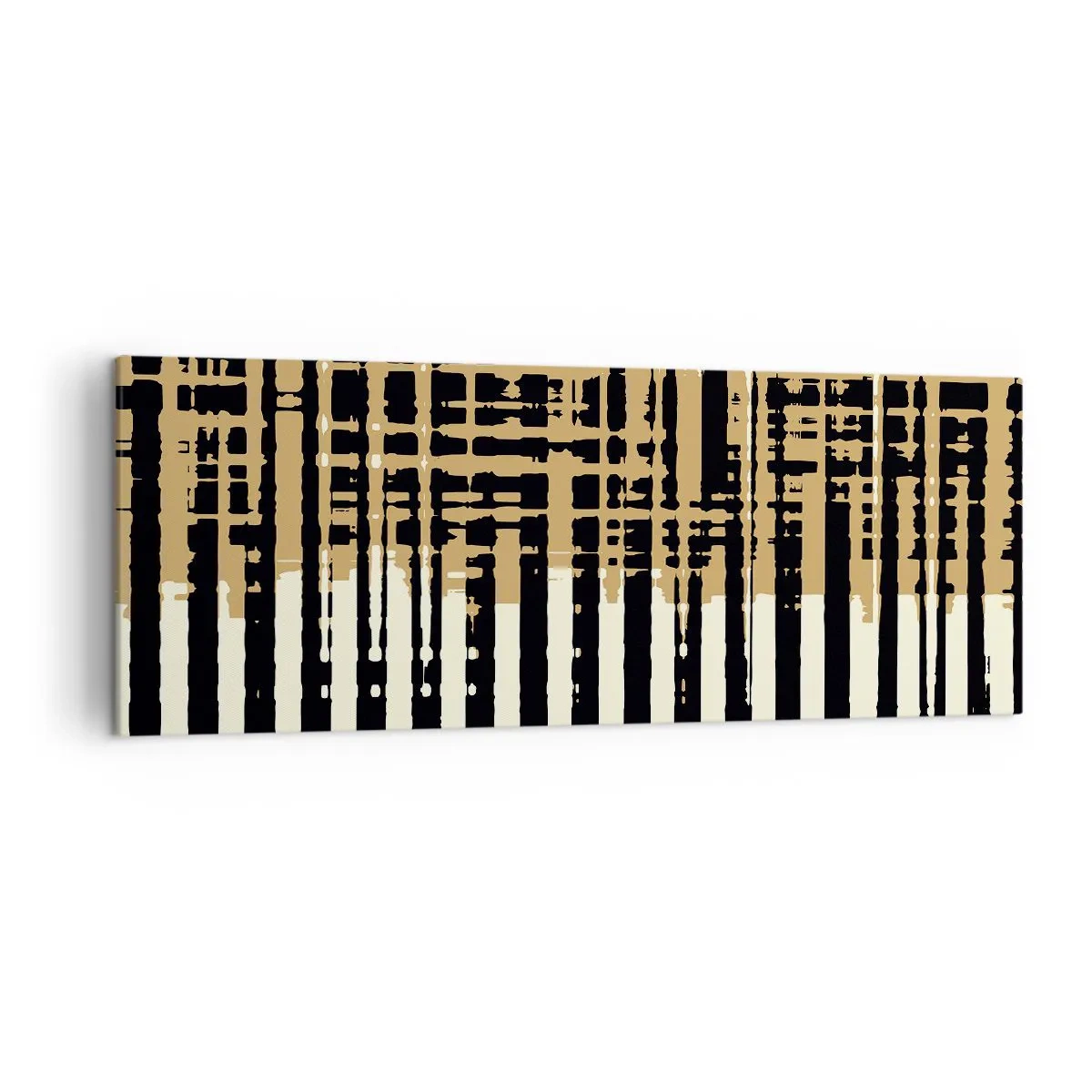 Quadro em tela - Abstração arquitetónica - 140x50 cm