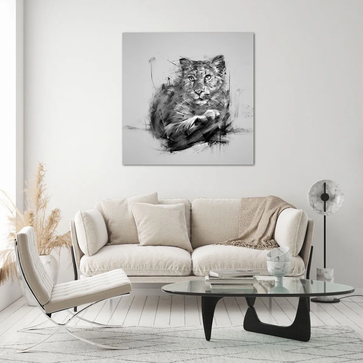 Quadro em vidro - Sim, estou a ouvir atentamente - 30x30 cm