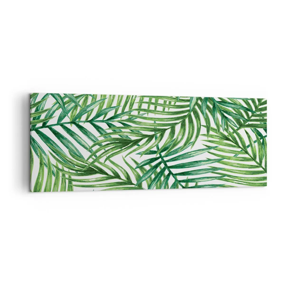 Quadro em tela - Sob as folhas verdes - 140x50 cm