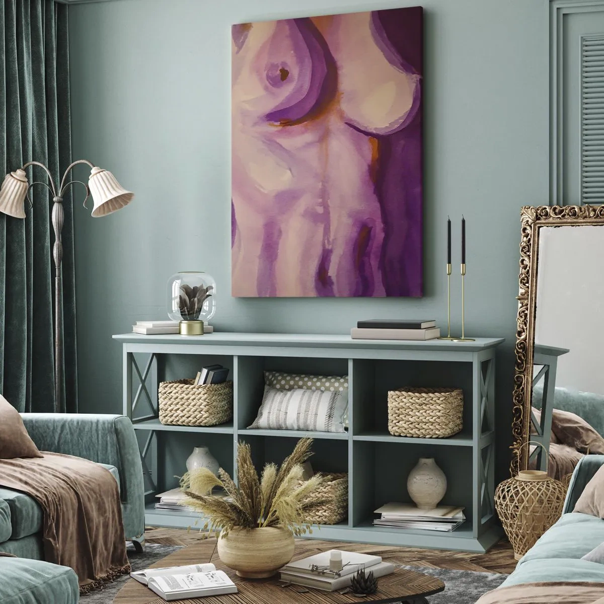 Quadro em tela - Ode à Feminilidade - 50x70 cm