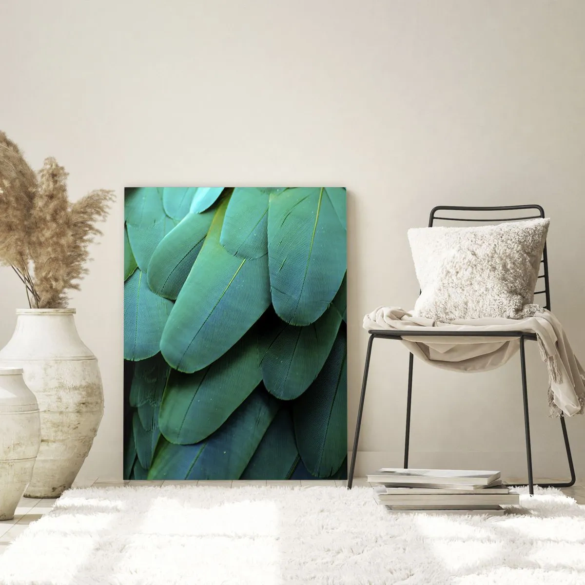Quadro em vidro - Precisão de papagaio - 50x70 cm