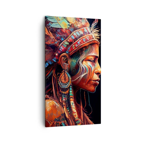 Quadro em tela - Ritual mágico - 45x80 cm