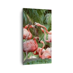 Quadro em tela - Fofocas da tarde - 45x80 cm