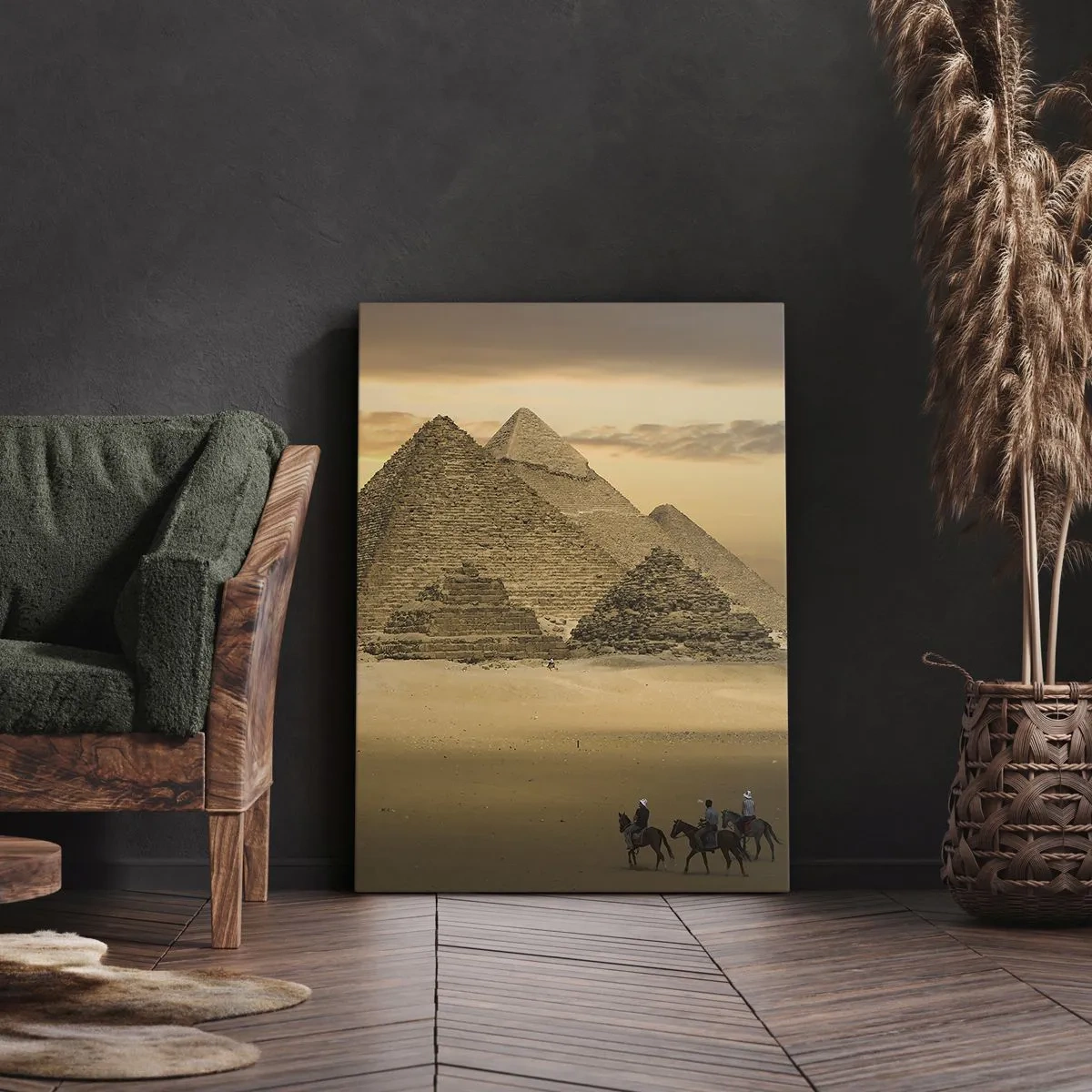 Quadro em tela - Sem mudança durante milhares de anos - 55x100 cm