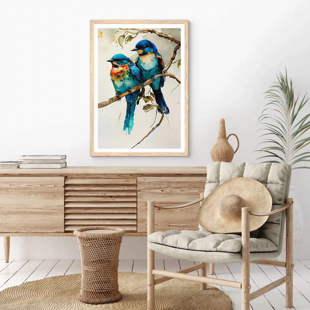 Pôster com moldura de carvalho claro - Ele ficou ofendido? - 61x91 cm