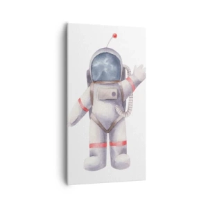 Quadro em tela - Por enquanto é isso! - 55x100 cm