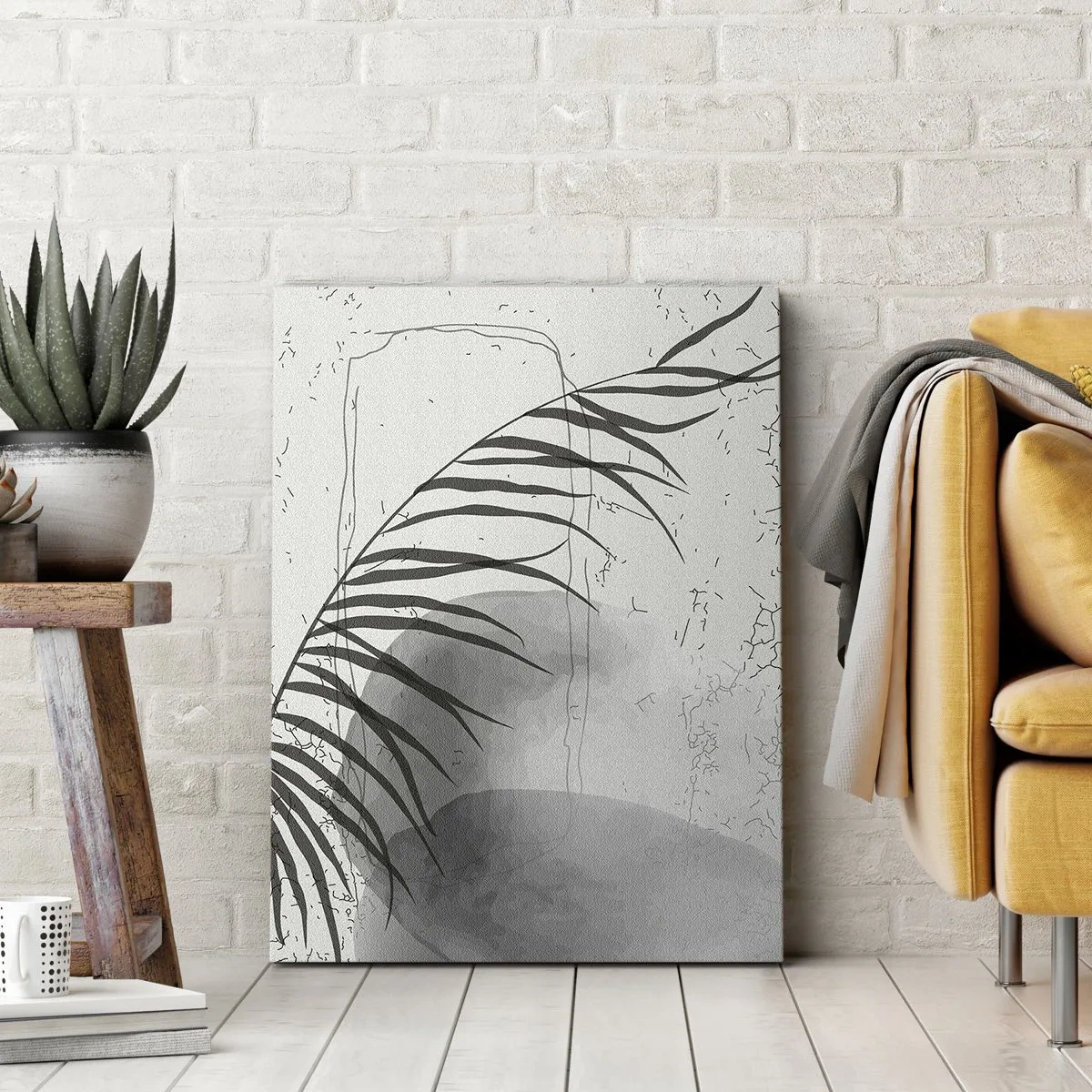 Quadro em tela - O sutil exotismo da natureza - 55x100 cm